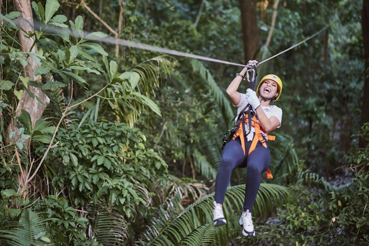 Skyline Canopy tour Guanacaste Costa Rica.